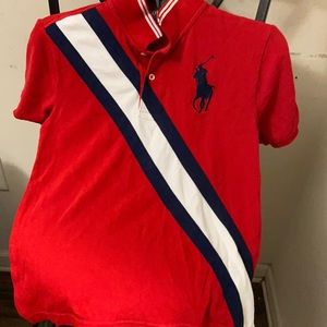 Polo w collar